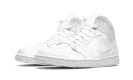Air Jordan 1 Mid "Triple White" 554724 130
