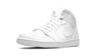 Air Jordan 1 Mid "Triple White" 554724 130