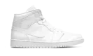 Air Jordan 1 Mid "Triple White" 554724 130