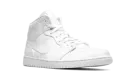 Air Jordan 1 Mid "Triple White" 554724 130