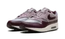 Air Max 1 ESS PRM "CEMENT GREY/BURGUNDY CRUSH" FQ7327 001