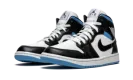 AIR JORDAN 1 MID WMNS "Black / White / University Blue" BQ6472 102