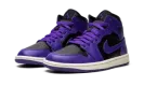 JORDAN 1 MID WMNS "Black/Purple" BQ6472 051