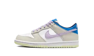 Nike Dunk Low Grade School "Khaki Blue Pink" FB9109-103