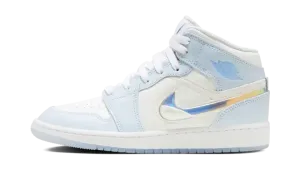 AIR JORDAN 1 MID SE GS "GLITTER SWOOSH" FQ9117 400