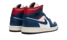 AIR JORDAN 1 MID WMNS "Blue / Red" BQ6472 146