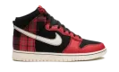 Dunk High "Plaid - Black/Red" DV0826 001