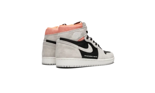Air Jordan 1 - Grey Hyper Crimson