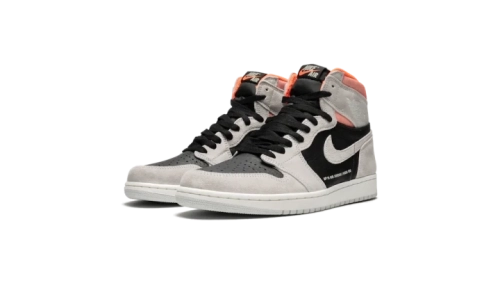 Air Jordan 1 - Grey Hyper Crimson