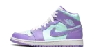 Air Jordan 1 Mid "Purple Pulse / Glacier Blue" 554724 500