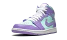 Air Jordan 1 Mid "Purple Pulse / Glacier Blue" 554724 500
