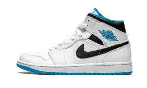 Air Jordan 1 Mid "White / Laser Blue" 554724 141