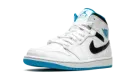 Air Jordan 1 Mid "White / Laser Blue" 554724 141