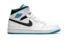 Air Jordan 1 Mid "White / Laser Blue" 554724 141