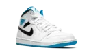Air Jordan 1 Mid "White / Laser Blue" 554724 141