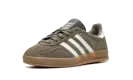 Gazelle Indoor "Olive Strata Cloud White Gum" JQ0174