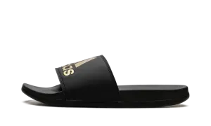 Adilette Comfort Slides "Core Black Gold Metallic" GY1946