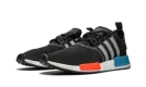 NMD_R1 "Black / Silver / Solar Red" FY5727