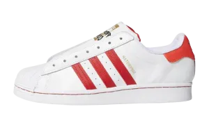 Superstar Laceless "White Team Collegiate Red" FV2803