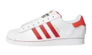 Superstar Laceless "White Team Collegiate Red" FV2803
