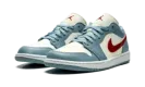 Air Jordan 1 Low WMNS "Blue Whisper" DC0774 164