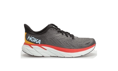 HOKA Clifton 8 - Castlerock Red