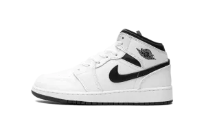 Air Jordan 1 Mid GS "White/Black" DQ8423 132