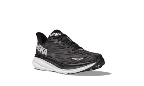 HOKA Clifton 9 - Black/ White