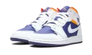 Air Jordan 1 Mid GS "White Deep Royal Blue" 554725 131