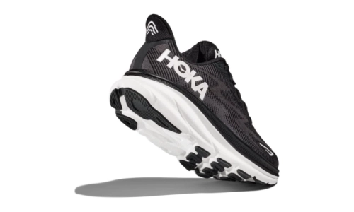HOKA Clifton 9 - Black/ White