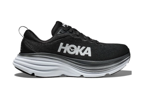 HOKA Bondi 8 - Black/ White