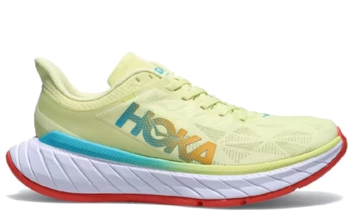 HOKA Carbon X 2 - Luminary Green/ Hot Coral