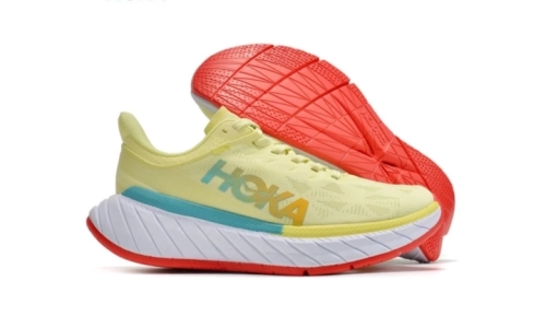HOKA Carbon X 2 - Luminary Green/ Hot Coral