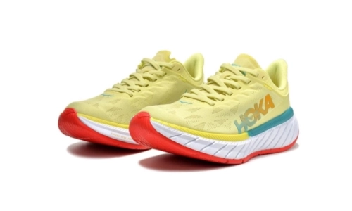 HOKA Carbon X 2 - Luminary Green/ Hot Coral