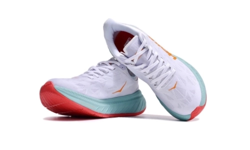HOKA Carbon X 2 - White/ Blazing Orange