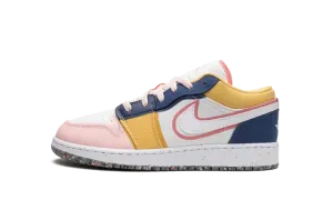 Air Jordan 1 Low SE GS "Multicolor Canvas" DV1323 100