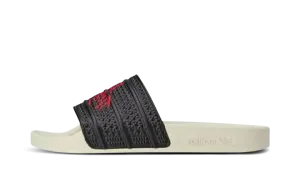 Adilette Slides "100 Thieves - Black Red" JR9152