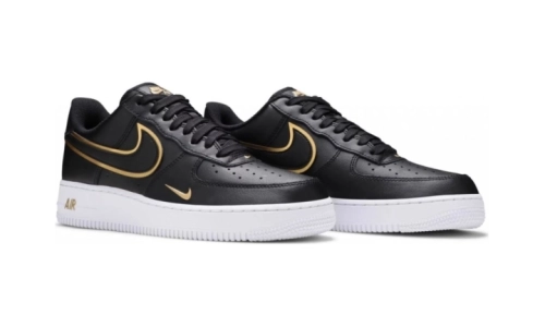 Air Force 1 - Black Metallic Gold
