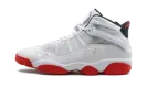 Jordan 6 Rings "White / University Red" 322992 160