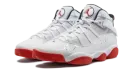Jordan 6 Rings "White / University Red" 322992 160