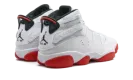 Jordan 6 Rings "White / University Red" 322992 160
