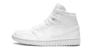 AIR JORDAN 1 MID WMNS "Triple White Patent Leather" BQ6472 111