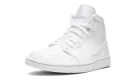 AIR JORDAN 1 MID WMNS "Triple White Patent Leather" BQ6472 111