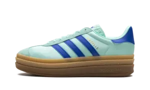 Gazelle Bold WMNS "Clear Mint Lucid Blue Gold Metallic" JI2702