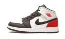 Air Jordan 1 Mid SE GS "Red / Grey / Black Toe" BQ6931 100