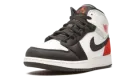 Air Jordan 1 Mid SE GS "Red / Grey / Black Toe" BQ6931 100