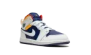 Jordan 1 Mid PS "hite Deep Royal Blue"