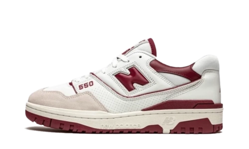 New Balance 550 - Sea Salt Burgundy