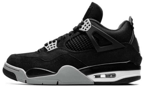 Air Jordan 4 - Black Canvas