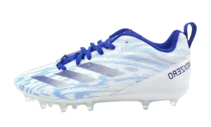Adizero Electric. 2 Football Cleats GS "WHITE / BLUE" ID1470